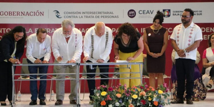 RATIFICA GOBIERNO DEL ESTADO COMPROMISO PARA PREVENIR Y ERRADICAR LA TRATA EN BCS: MARÍA ISABEL CRUZ&nbsp;&nbsp;