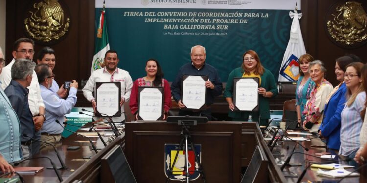 FIRMAN GOBIERNO DEL ESTADO Y SEMARNAT CONVENIO DE TRABAJO PARA MEJORAR LA CALIDAD DEL AIRE