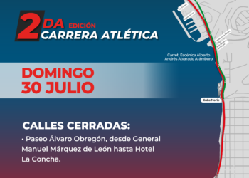 Cierre vial en el Paseo Álvaro Obregón para la&nbsp;2da Edición de la Carrera del Policía