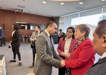 Senador Ricardo Velázquez se reúne con Secretaria de Relaciones Exteriores