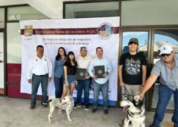 “Entre más familias responsables se sumen al programa de adopción canina en el municipio de Los Cabos, más espacios se abrirán para poder recibir más animales en situación de maltrato”