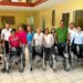 Flora Aguilar de Leggs llevó a cabo la entrega de 8 sillas de rueda y una andadera a personas con discapacidad