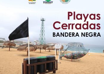 La Coordinación Municipal de la Zona Federal Marítimo Terrestre de Los Cabos (Zofemat), informa a la ciudadanía que a partir de este viernes 18 de agosto todas las playas en el municipio permanecerán cerradas hasta nuevo aviso.