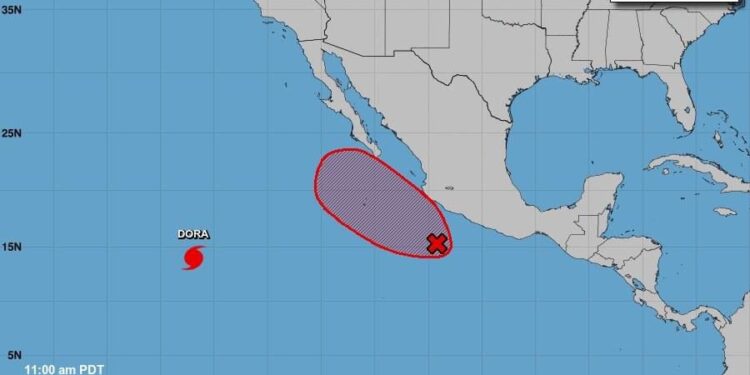 Luego de la formación de una baja presión en el Pacífico, se pronostica que en los próximos tres días esta pudiera convertirse en ciclón tropical