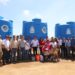 El presidente municipal de Los Cabos, Oscar Leggs Castro y el director general de Agua Potable, Ismael Rodríguez Piña, hicieron entrega de 8 cisternas comunitarias de 10 mil litros