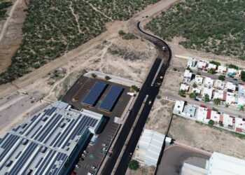 Avanza pavimentación con carpeta asfáltica en la calle Palma Real