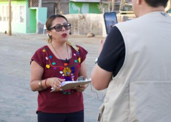 Celebra diputada Teresita Valentín obras en Guerrero Negro