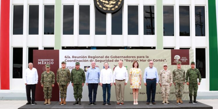 SUMAN ESFUERZOS EN SEGURIDAD, GOBERNADORES DE LA REGIÓN MAR DE CORTÉS