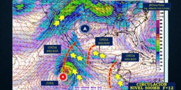 La Dirección Municipal de Protección Civil informa que las actuales lluvias están siendo ocasionadas por el llamado Monzón Mexicano