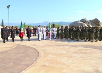 Emotivo acto cívico en la delegación de Cabo San Lucas que se conmemoró el 176° aniversario de la gesta heroica de los niños héroes