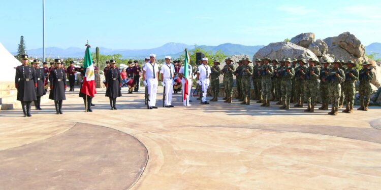 Emotivo acto cívico en la delegación de Cabo San Lucas que se conmemoró el 176° aniversario de la gesta heroica de los niños héroes