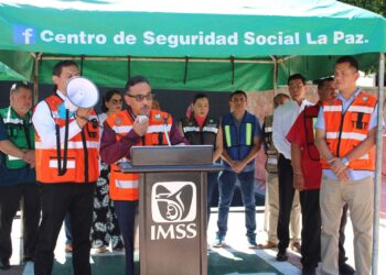 Participa IMSS Baja California Sur en Simulacro Nacional 2023 con hipótesis de huracán