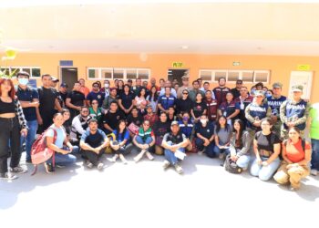 Realizan con éxito simulacro de evacuación y apertura de albergue en UABCS&nbsp;