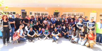 Realizan con éxito simulacro de evacuación y apertura de albergue en UABCS&nbsp;