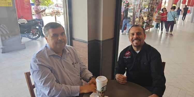 Senador Ricardo Velázquez se reúne con Guillermo Guzmán y refrendan unidad por la consolidación de la 4T