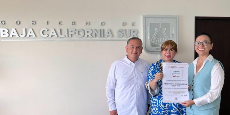 AEROPUERTO DE LA PAZ RECIBEEL SELLO TURISMO INCLUYENTE