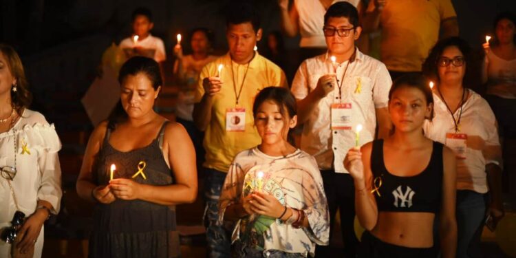 Conmemoran con marcha el “Día Mundial para la Prevención del Suicidio” en Todos Santos