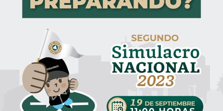 INVITAN ESTADO Y FEDERACIÓN A PARTICIPAR EN SEGUNDO SIMULACRO NACIONAL DE PROTECCIÓN CIVIL