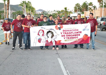 DESARROLLÓ SALUD ESTATAL CAMINATA PARA PROMOVER LA DONACIÓN DE ÓRGANOS Y TEJIDOS PARA TRASPLANTES