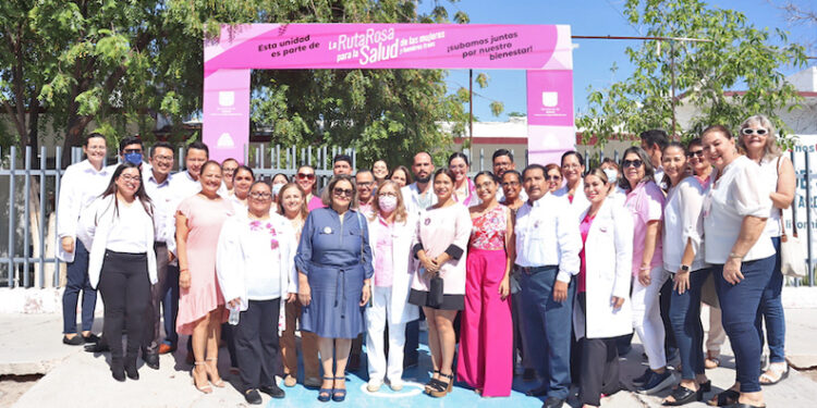 EMPRENDE GOBIERNO DE BCS LA CAMPAÑA “RUTA ROSA” PARA FORTALECER LA DETECCIÓN DE CÁNCER EN MUJERES