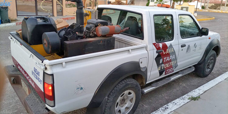 DESARROLLA GOBIERNO DE BCS UNA NUEVA JORNADA DE FUMIGACIONES EN COLONIAS DE CABO SAN LUCAS