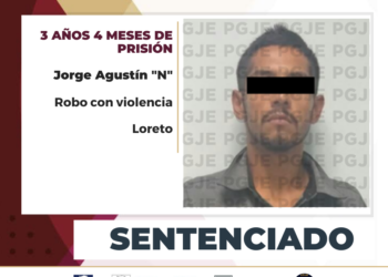 PASARÁ 3 AÑOS 4 MESES EN PRISIÓN POR ROBO A LUGAR CERRADO