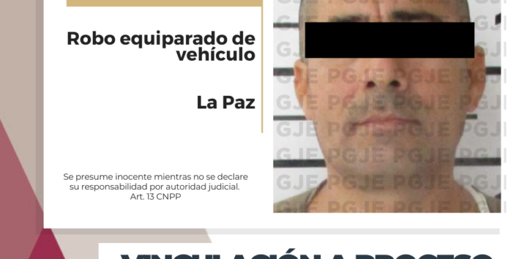 ALEXIS “N” QUEDA VINCULADO A PROCESO POR ROBO EQUIPARADO DE VEHÍCULO