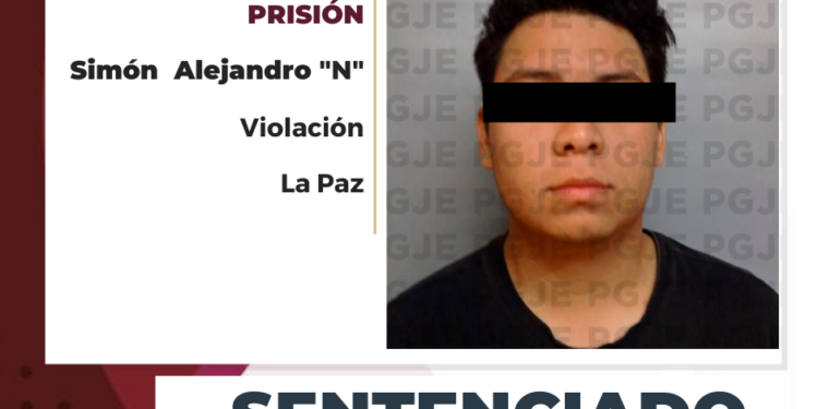SIMÓN ALEJANDRO “N” PASARÁ MÁS DE 6 AÑOS EN&nbsp;PRISIÓN POR DELITO DE VIOLACIÓN&nbsp;