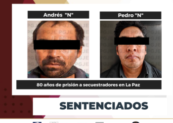 VENCE PGJE PRESUNCIÓN DE INOCENCIA Y OBTIENE 2 SENTENCIAS DE 80 AÑOS DE PRISIÓN PARA CULPABLES DE SECUESTRO