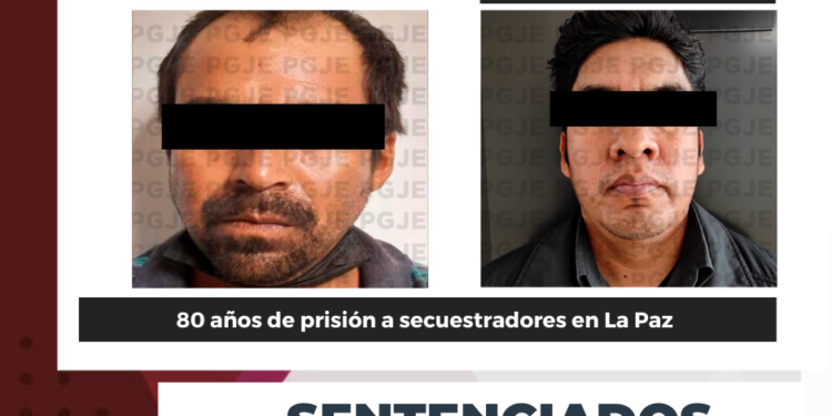 VENCE PGJE PRESUNCIÓN DE INOCENCIA Y OBTIENE 2 SENTENCIAS DE 80 AÑOS DE PRISIÓN PARA CULPABLES DE SECUESTRO