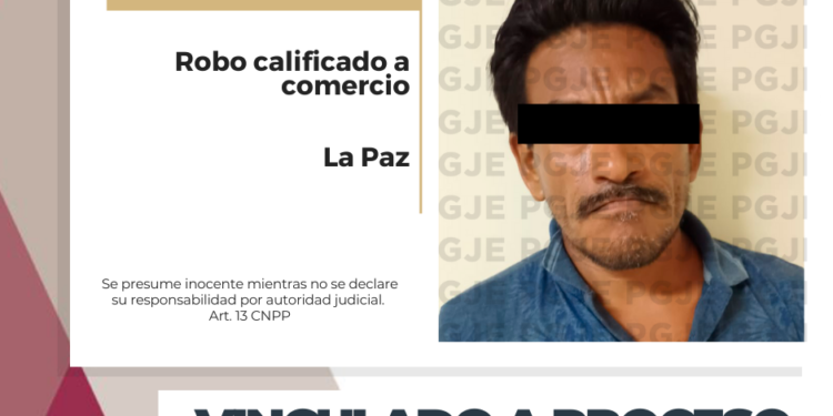 A PRISIÓN IMPUTADO&nbsp;POR&nbsp;ROBO&nbsp;A&nbsp;COMERCIO&nbsp;EN LA PAZ