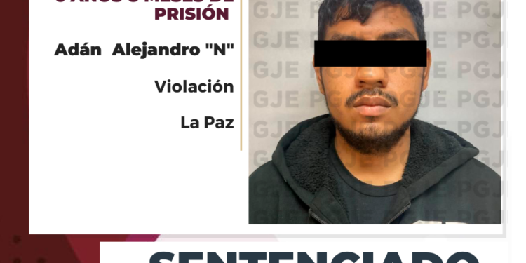 SENTENCIAN A MÁS DE 6 AÑOS DE PRISIÓN A RESPONSABLE DE VIOLACIÓN