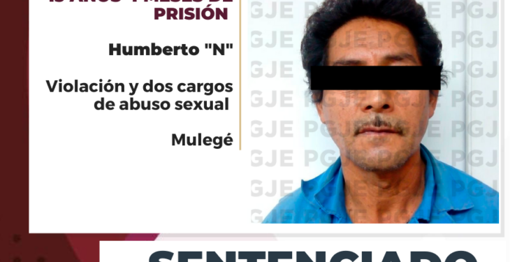 OBTIENE PGJE DE MÁS 15 AÑOS DE PRISIÓN A CULPABLE DE 2 CARGOS DE ABUSO SEXUAL Y VIOLACIÓN AGRAVADA