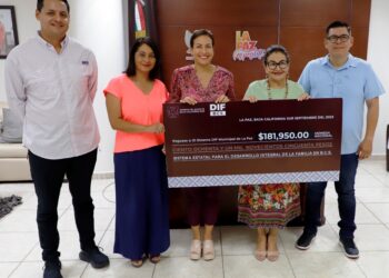 Recibe DIF Municipal La Paz apoyo de cuotas de recuperación
