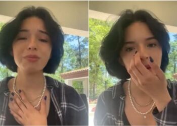 Ángela Aguilar arremete contra el publico y se baja de escenario