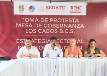 El alcalde de Los Cabos Oscar Leggs Castro tuvo a bien encabezar la instalación de la Mesa de Gobernanza para la Estrategia Sectorial de Autoproducción de Vivienda