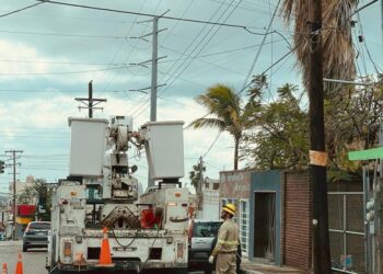 El 97% de los usuarios del servicio de energía eléctrica afectados en el municipio de Los Cabos ya cuentan con luz.
