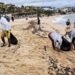 Fortalecen los trabajos para el retiro de residuos sólidos en las playas