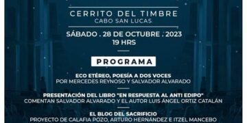 Se realizará una edición más de Noches de Plenilunio, el próximo sábado 26 de octubre a las 07:00 de la tarde en la explanada del Cerrito del Timbre