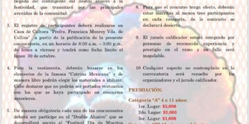 Convocan a todas las personas del sexo femenino pertenecientes a la delegación a participar en el “Gran Concurso de Catrinas Vivientes”