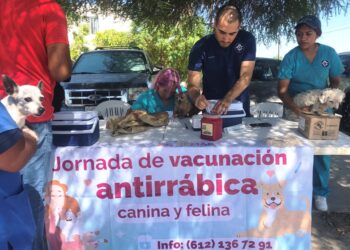 Aplica el CEMAC más de mil vacunas antirrábicas en colonias al Sur de la Ciudad