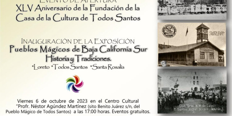 Celebrarán XLV Aniversario de la Casa de la Cultura de Todos Santos