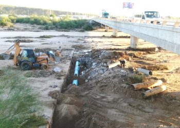 Concluye OOMSAPAS La Paz los trabajos de reparación del Acueducto 2