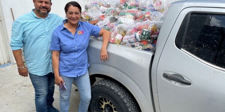 Envía DIF Municipal La Paz apoyos a la comunidad de San Evaristo