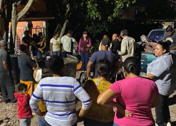 Evalúa Presidenta Municipal daños en la colonia Rinconada Lázaro Cárdenas