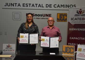 ICATEBCS BRINDARÁ CAPACITACIÓN Y CERTIFICACIÓN AL PERSONAL DE LA JUNTA ESTATAL DE CAMINOS