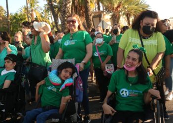 ORGANIZA SEP MARCHA POR EL DÍA MUNDIALDE LA PARÁLISIS CEREBRAL