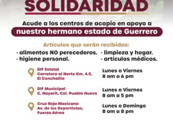 APERTURA GOBIERNO DE BCS CENTROS DE ACOPIO EN APOYO AL ESTADO DE GUERRERO&nbsp;&nbsp;