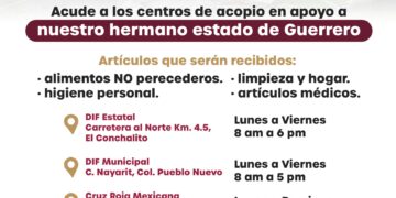 APERTURA GOBIERNO DE BCS CENTROS DE ACOPIO EN APOYO AL ESTADO DE GUERRERO&nbsp;&nbsp;