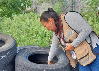 BRIGADAS DE SALUD RECORREN COLONIAS DE LA PAZ CON MAYORES AFECTACIONES POR HURACÁN NORMA